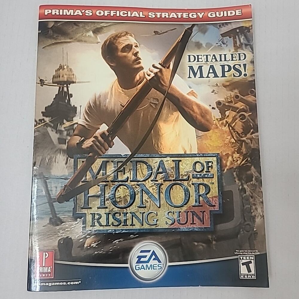 Medal of Honor Rising Sun Prima Official Strategy Guide EA Games BradyGames Maps